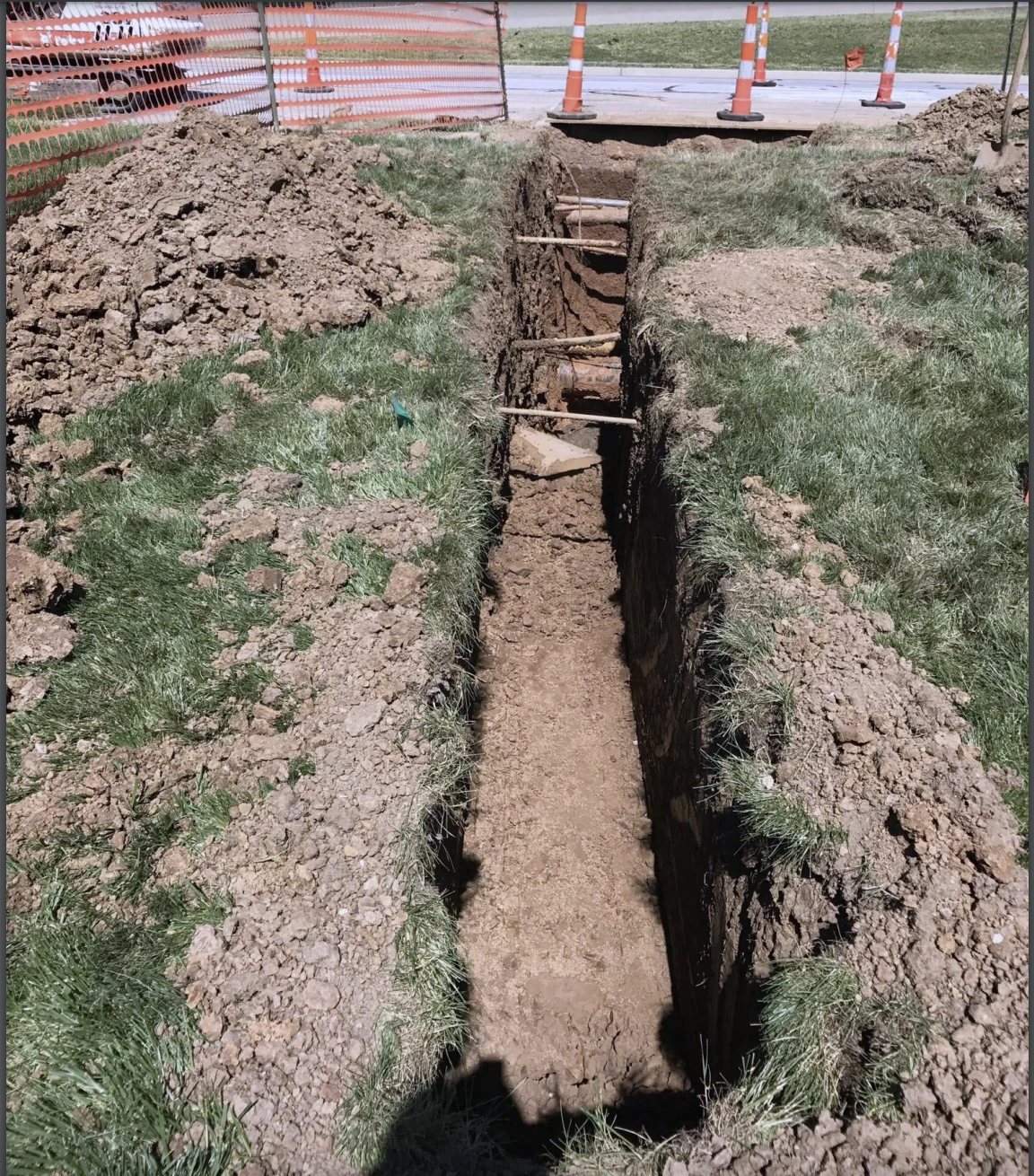 Slot trenching
